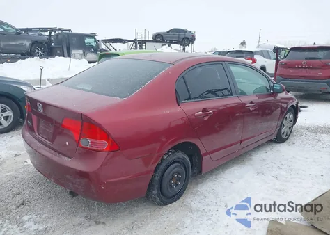2008 Honda Civic Lx из США, поврежденный, VIN 1HGFA16558L117536